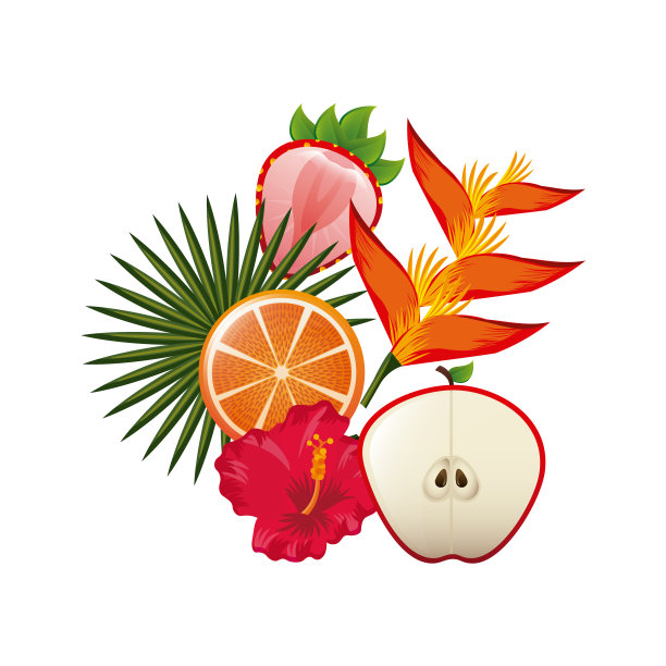 热带花卉设计图片下载