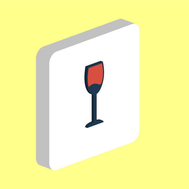 葡萄酒杯计算机符号图片下载