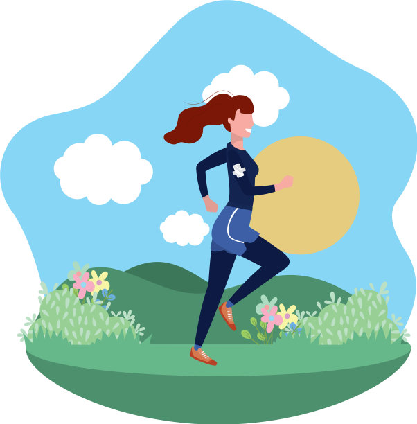 健身锻炼的卡通图片下载