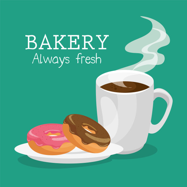 面包店标签图标图片下载