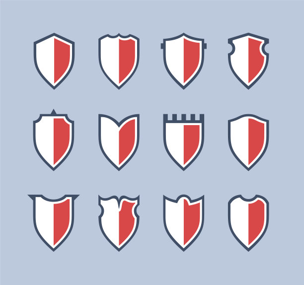 平面剪辑艺术设计元素集的集合图片下载