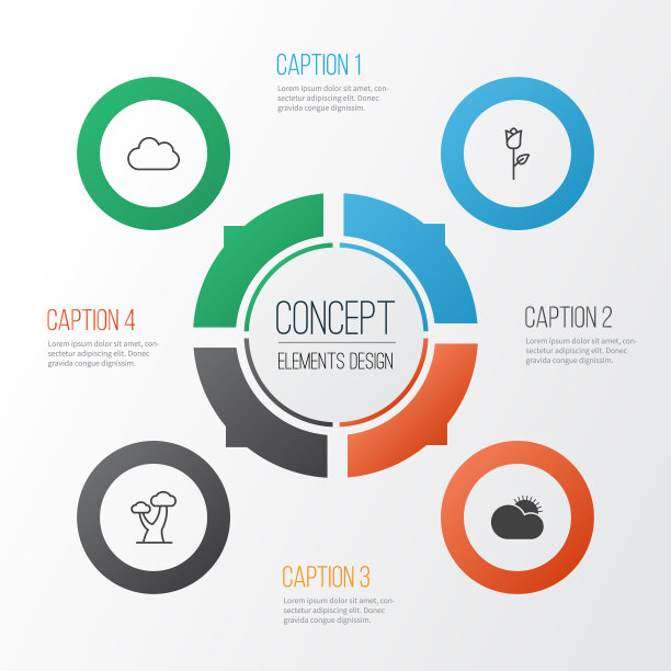 自然图标集收集爱花阳光图片下载