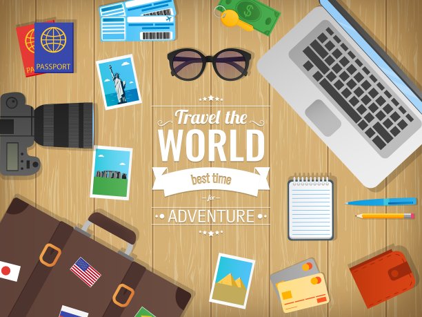 旅游概念网页横幅图片下载