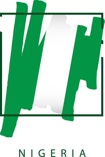尼日利亚标志刷模板设计图片下载