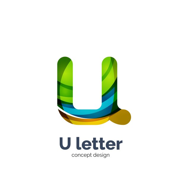 字母U标志图片下载