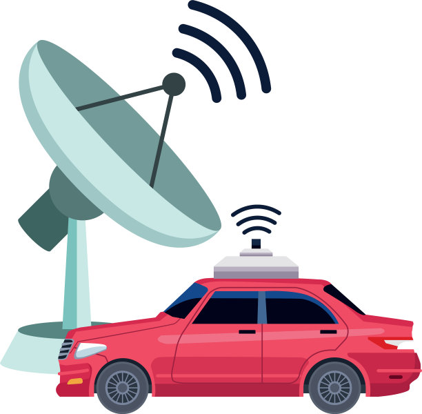 无线网络无线连接卡通图片下载