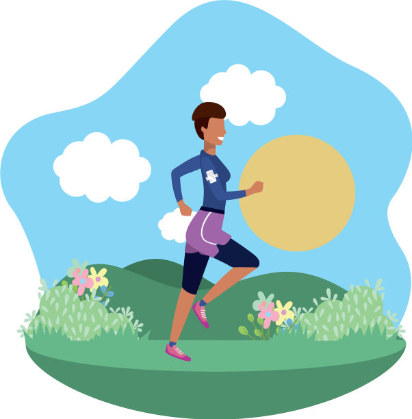 健身锻炼的卡通图片下载