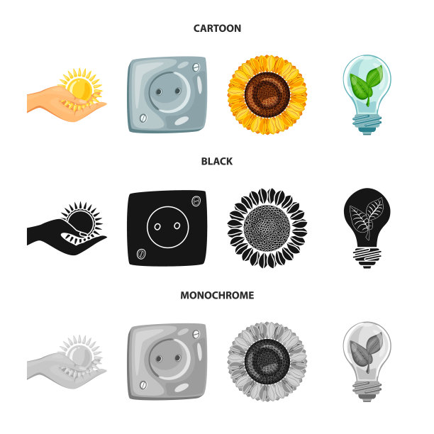 孤立的创新对象和技术标志图片下载