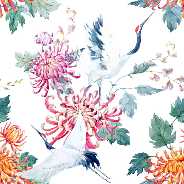 水彩起重机模式图片下载