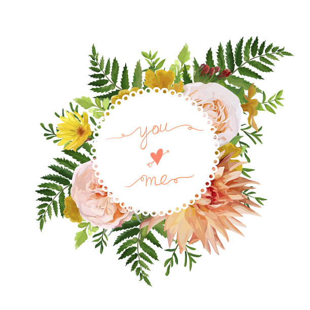 花圈是一束粉红色的花园玫瑰图片下载