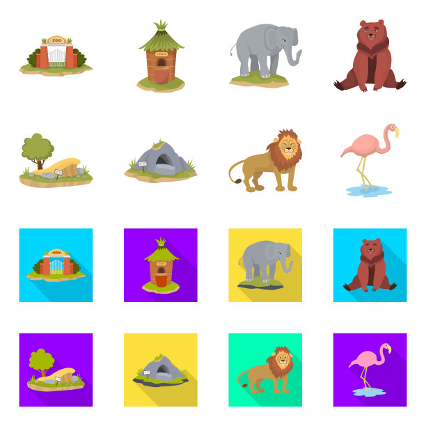 设计自然而有趣的标志收藏图片下载