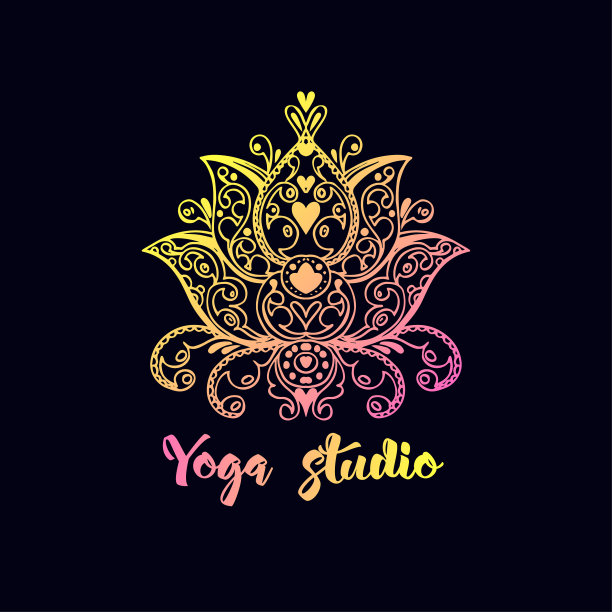 标志模板与荷花图片下载