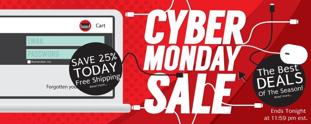 8000x3200像素网络星期一横幅图片下载