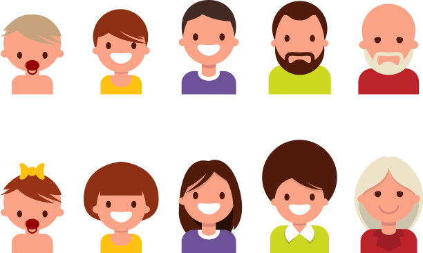 人的生命周期从出生到老年图片下载