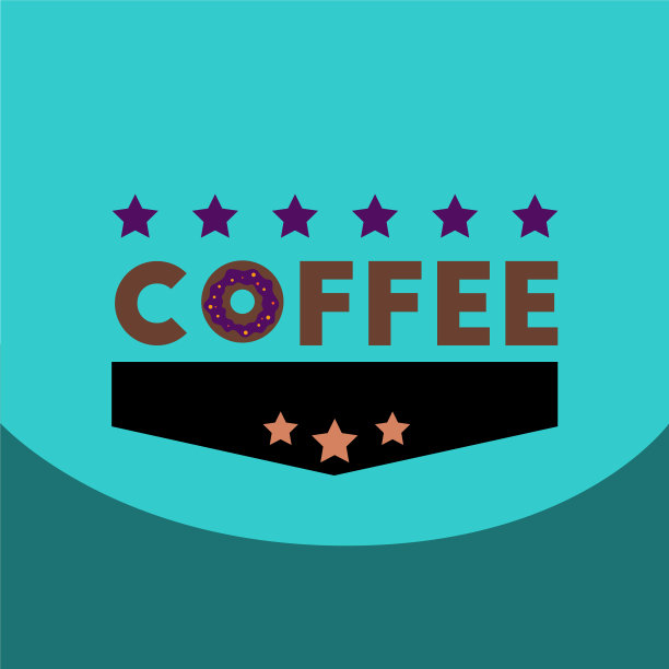 平面图标设计系列咖啡徽章图片下载