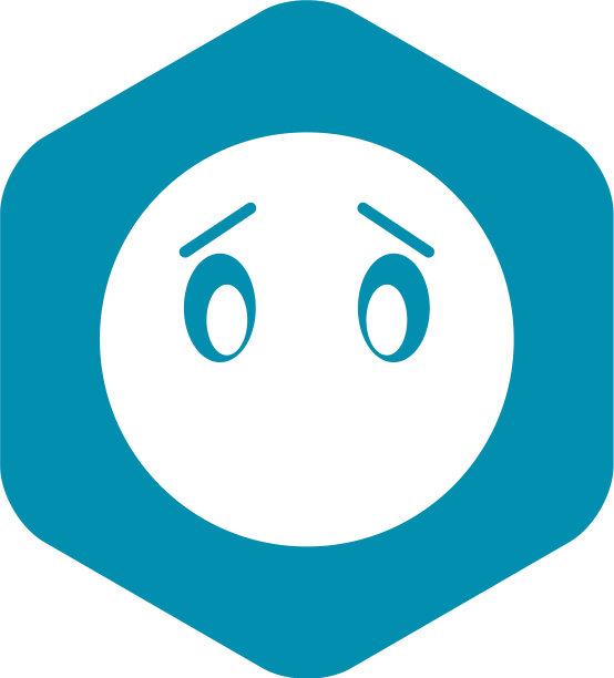 没有嘴的表情符号风格简单图片下载