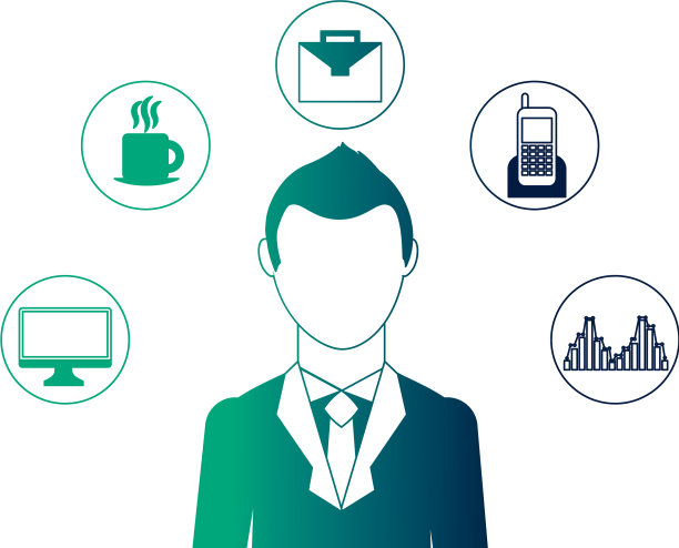 商人优雅与设置图标头像图片下载