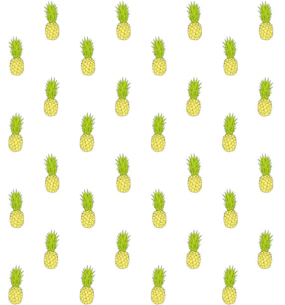 无缝图案手绘菠萝图片下载