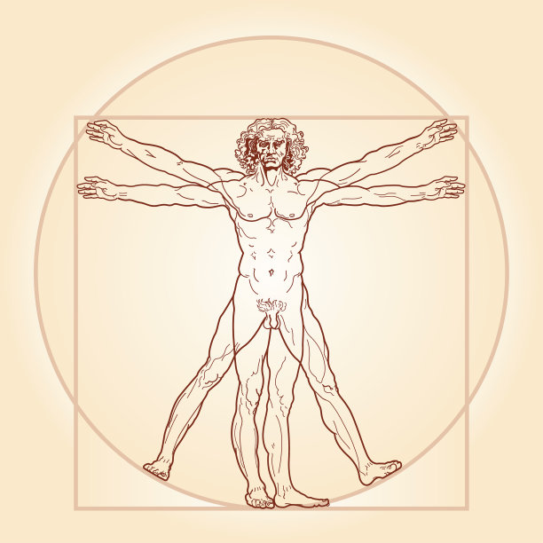 维特鲁威人图片下载