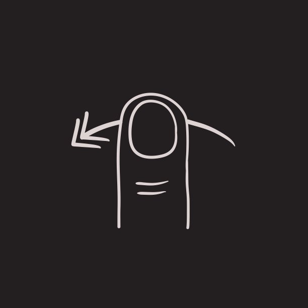 触摸屏手势草图图标图片下载