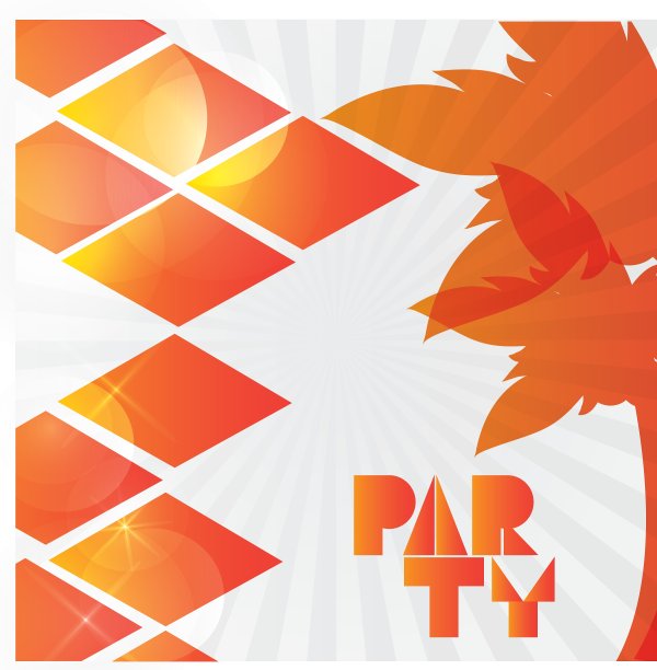 政党广告卡片设计图片下载