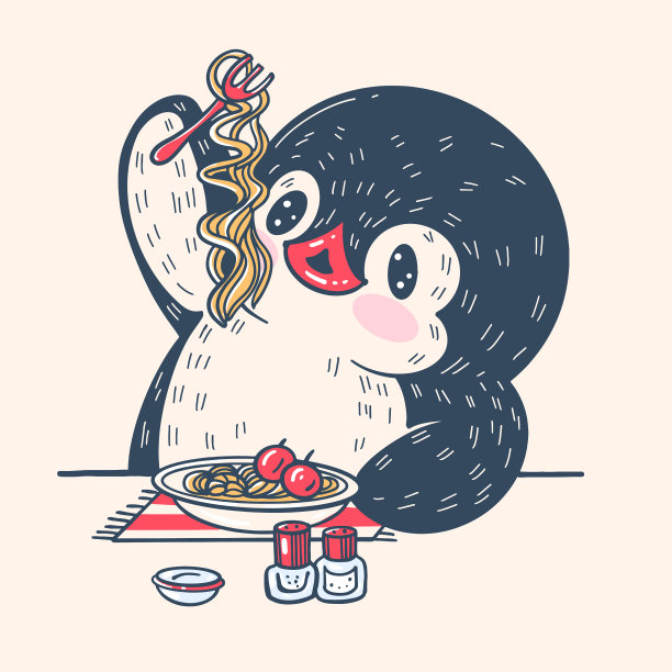 和有趣的卡通企鹅图片下载