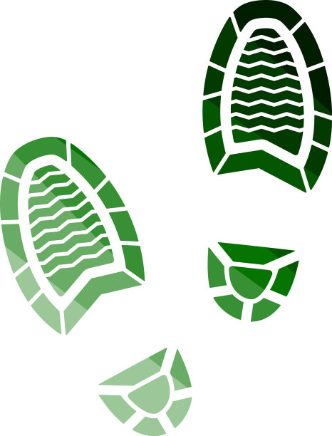 人足迹图标图片下载