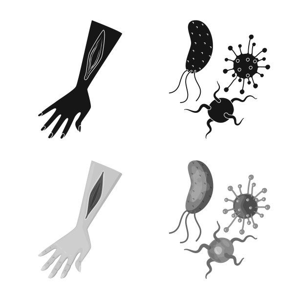 医疗和疼痛图标集图片下载