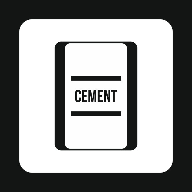 水泥袋图标简约风格图片下载