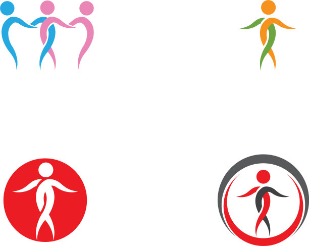 人物logo标志设计图片下载