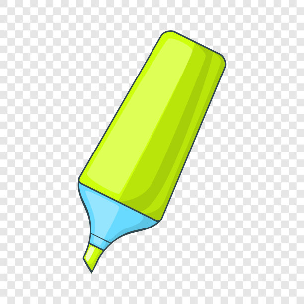 绘图记号笔图标卡通风格图片下载