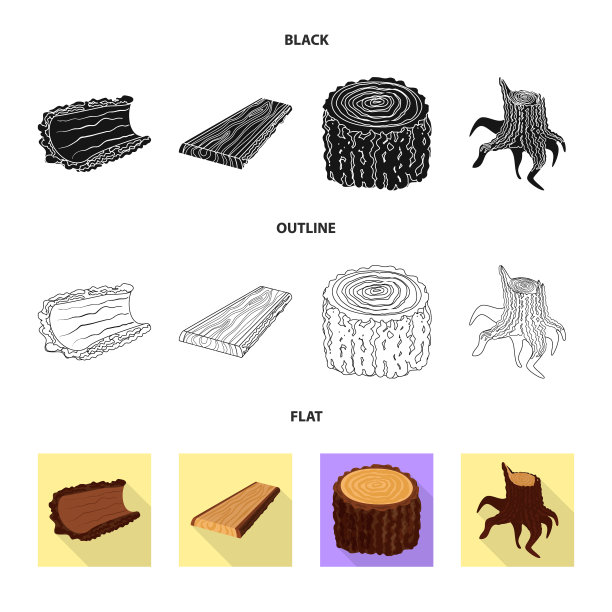 的孤立对象树和原始符号集图片下载
