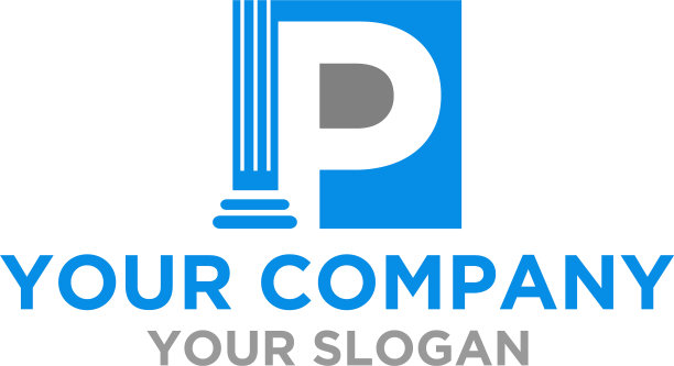 P律师事务所标识设计图片下载