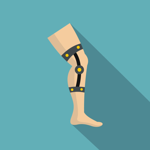 固定绷带图标平坦风格图片下载