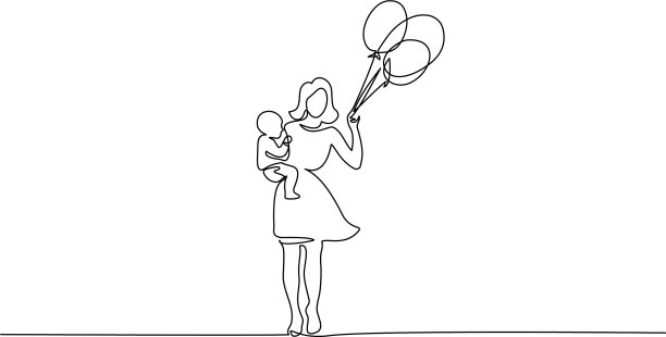 一个女人用气球抱着她的浴缸图片下载