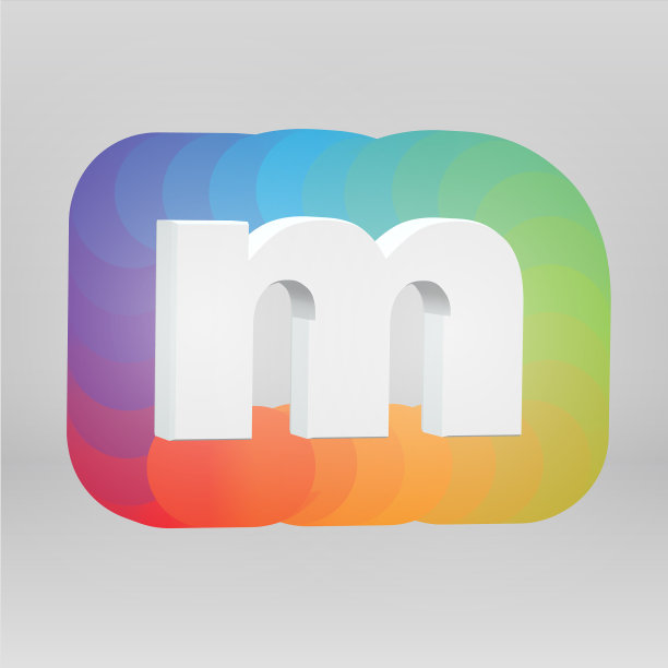 3d字符从一个字体与彩色图片下载