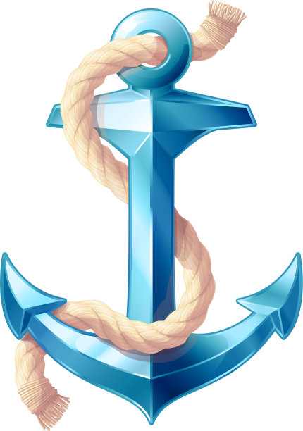 海上标志锚图片下载