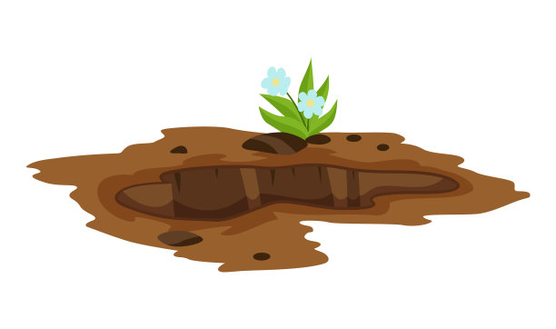 一个大洞地面工作图片下载