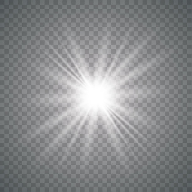 火花闪耀的特殊灯光效果图片下载