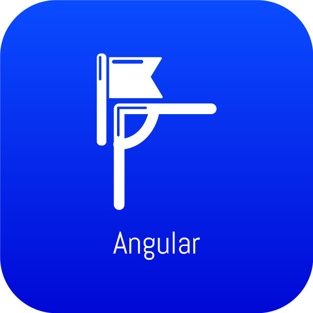 角线足球图标蓝色图片下载