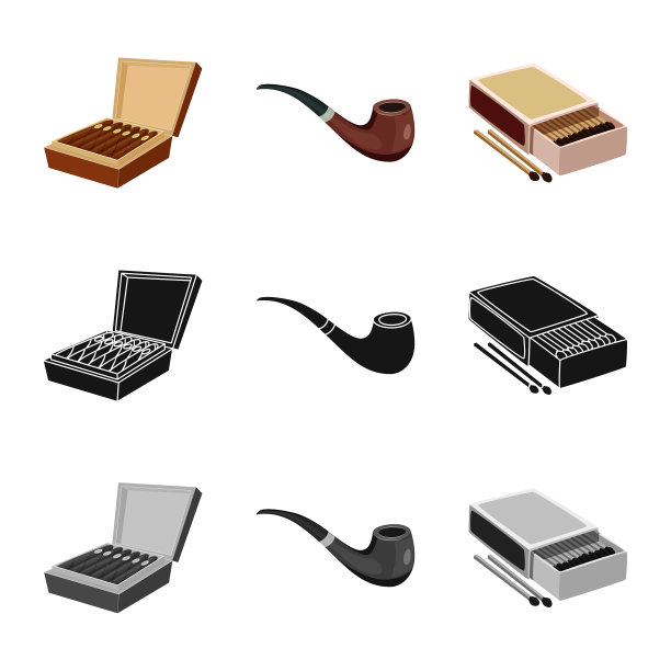 孤立对象的垃圾和停止标志图片下载