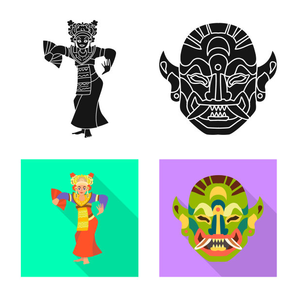 孤立对象和旅行标志的收集图片下载