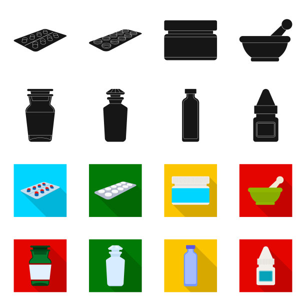 零售和医疗保健标志图片下载