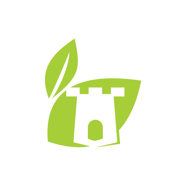 叶子标识设计模板孤立图片下载