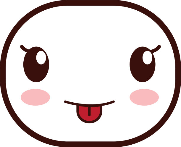 卡哇伊的卡通脸图片下载