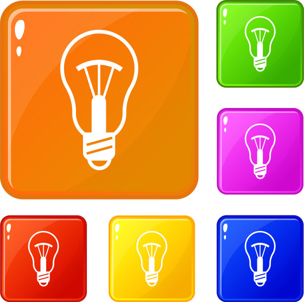 生成灯泡进度图标设置颜色图片下载