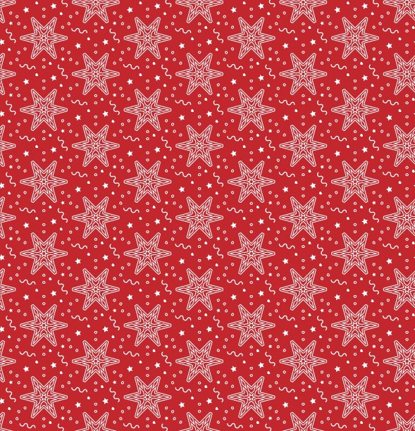 圣诞节无缝模式图片下载