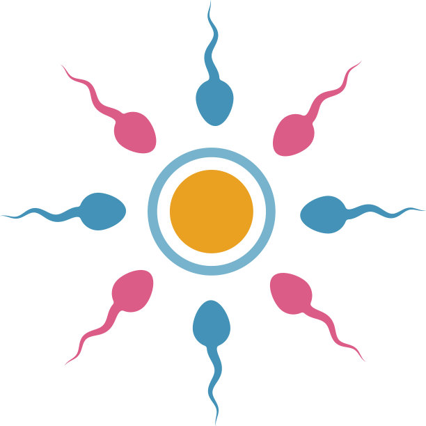 精子图标标识设计图片下载
