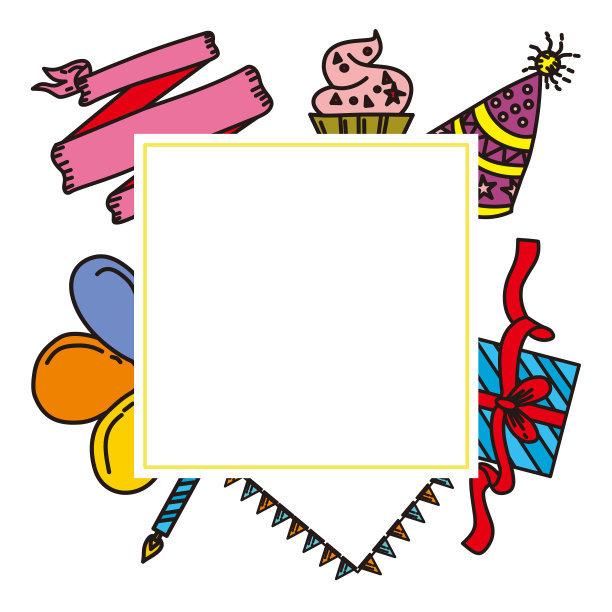 生日纪念日设计图形模板图片下载