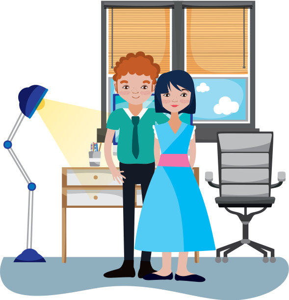 年轻夫妇卡通图片下载